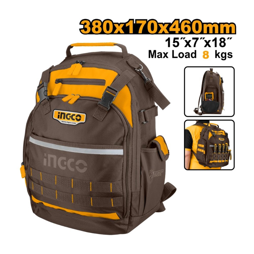 Mochila portaherramientas INGCO